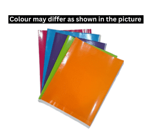 Notebook/Copy Cover – Waterproof PP Material pack of 5 pieces