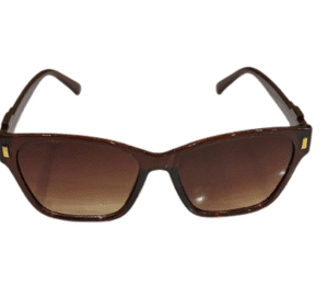 Brown Unisex Sunglasses with UV Protection – Stylish Lightweight Frame