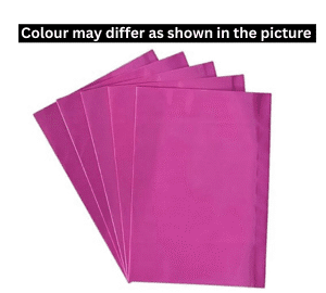 Pink Copy Cover – Waterproof Notebook Cover for School & College Use