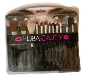 Huba Beauty Professional 12-Piece Makeup Brush Set with Soft Bristles