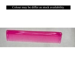 Gradient color fine-tooth pocket hair comb for daily grooming and styling