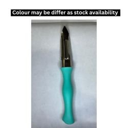 vegetable and fruit peeler with coloured handle