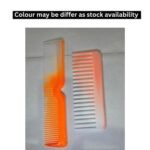 hair comb combo set with wide tooth and regular tooth comb