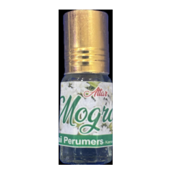 mogra attar fragrance oil roll-on bottle for puja and personal use