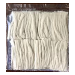 Long white cotton puja wicks batti for diya lighting and religious worship
