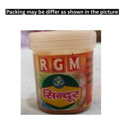 RGM Sindoor vermilion powder container for puja and religious rituals