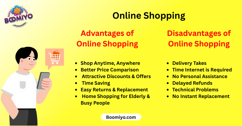 Advantages and Disadvantages of Online Shopping | Online vs Offline Shopping
