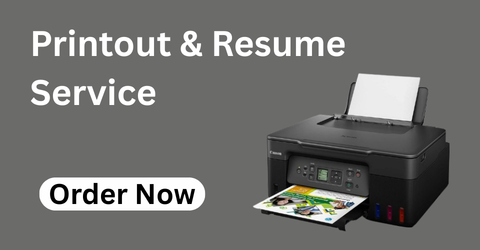 Printout & Resume Service